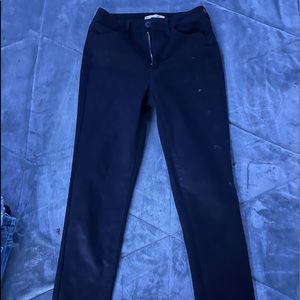 Black high rise jeans